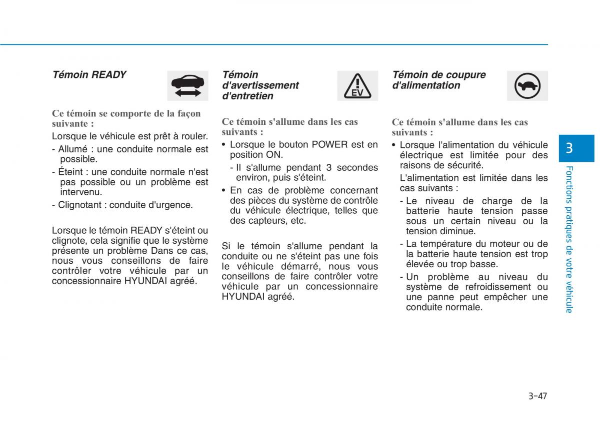 Hyundai Ioniq Electric manuel du proprietaire / page 196