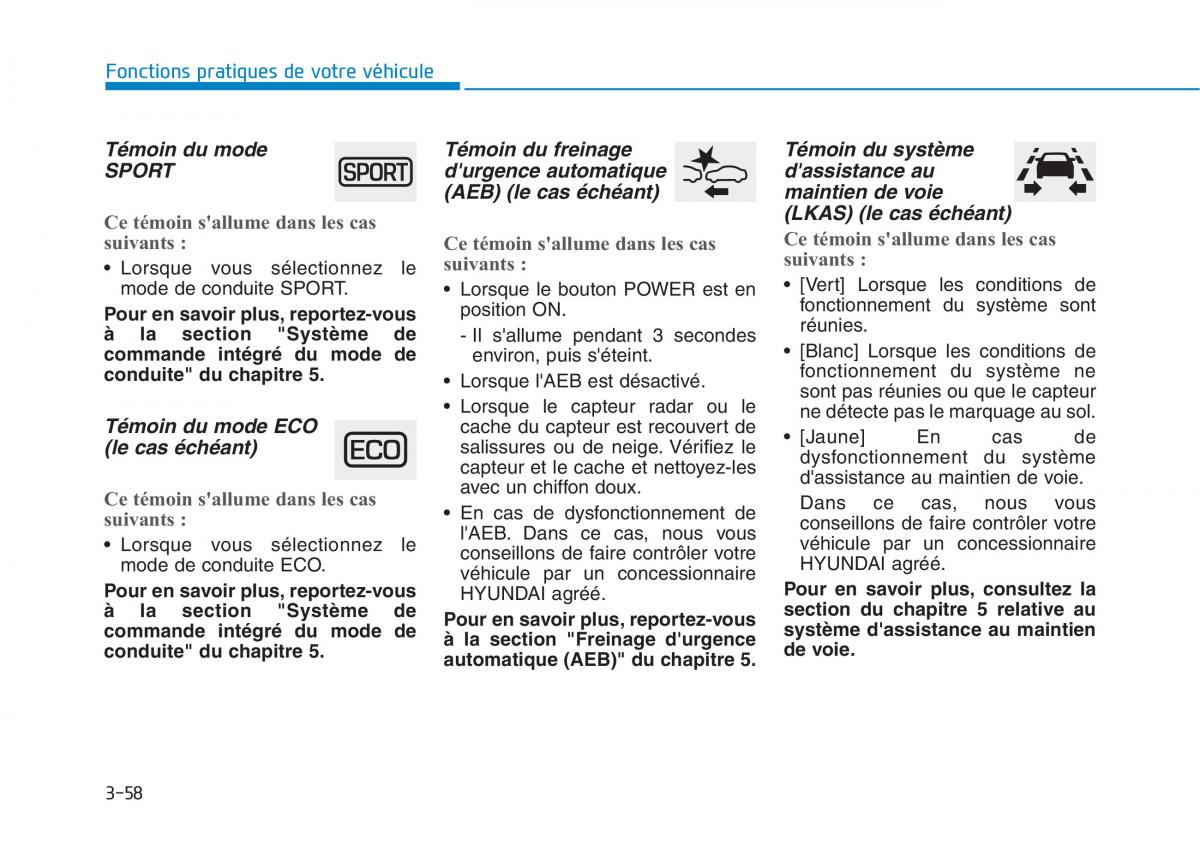 Hyundai Ioniq Electric manuel du proprietaire / page 207