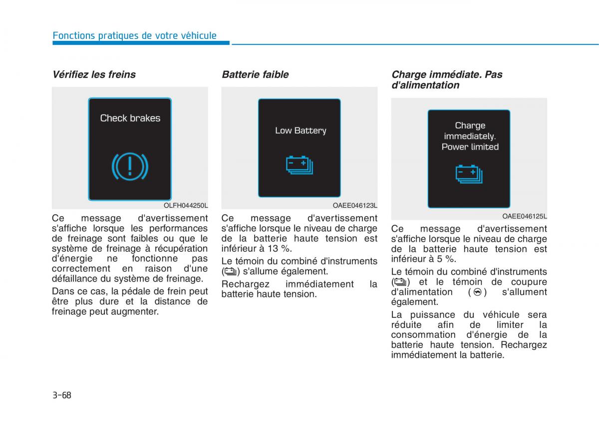 Hyundai Ioniq Electric manuel du proprietaire / page 217