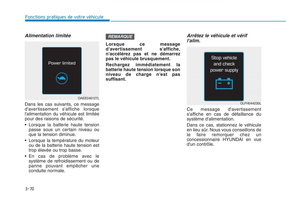 Hyundai Ioniq Electric manuel du proprietaire / page 219