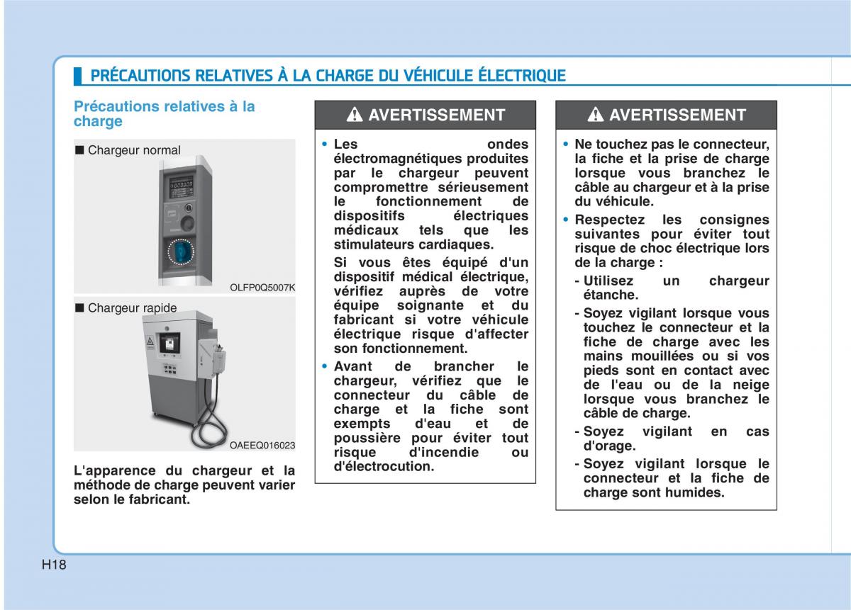 Hyundai Ioniq Electric manuel du proprietaire / page 27