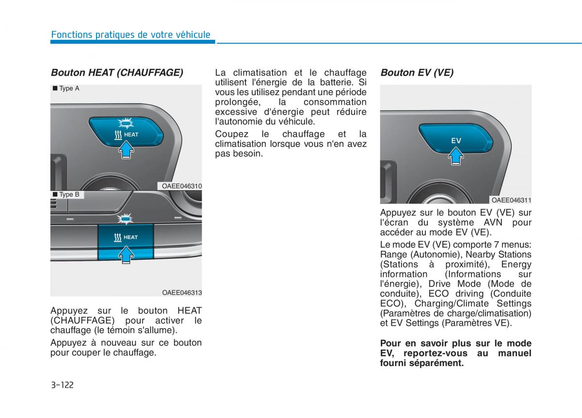 Hyundai Ioniq Electric manuel du proprietaire / page 271