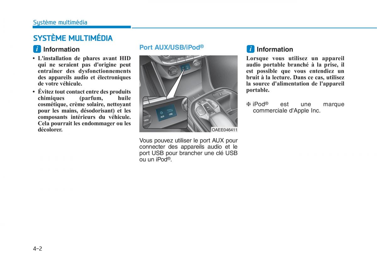 Hyundai Ioniq Electric manuel du proprietaire / page 296