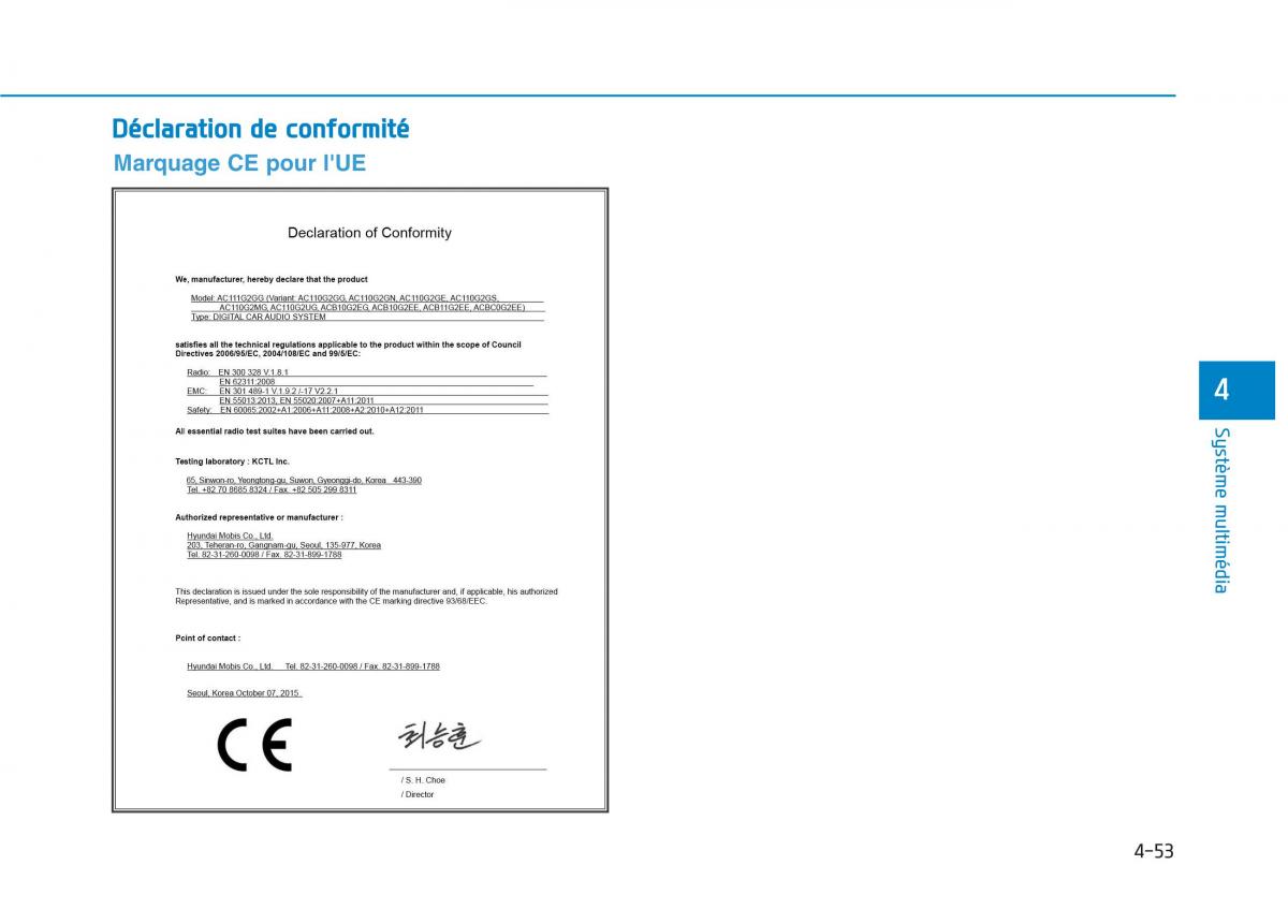 Hyundai Ioniq Electric manuel du proprietaire / page 347