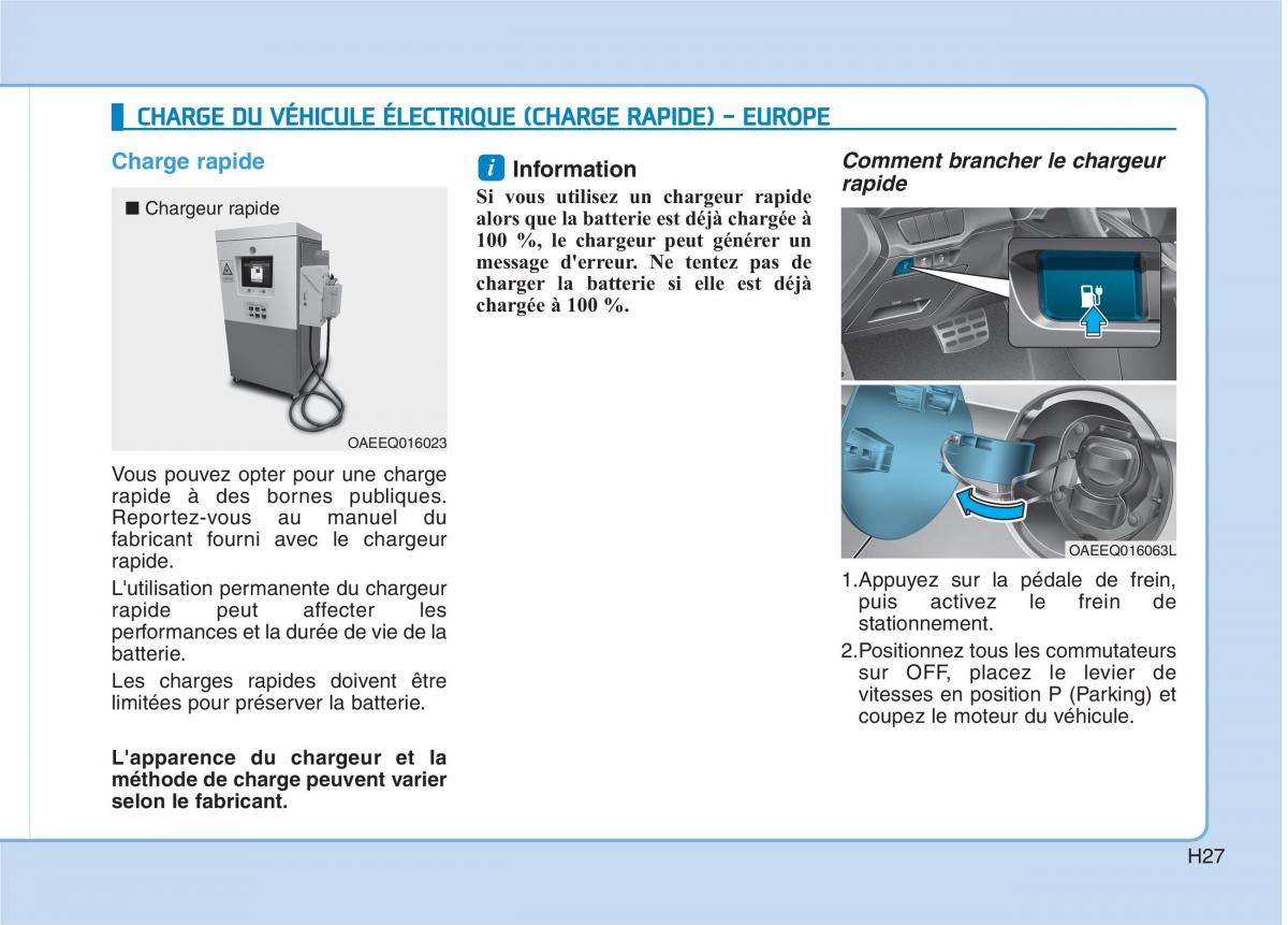 Hyundai Ioniq Electric manuel du proprietaire / page 36