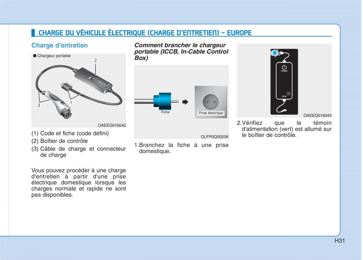 Hyundai Ioniq Electric manuel du proprietaire / page 40