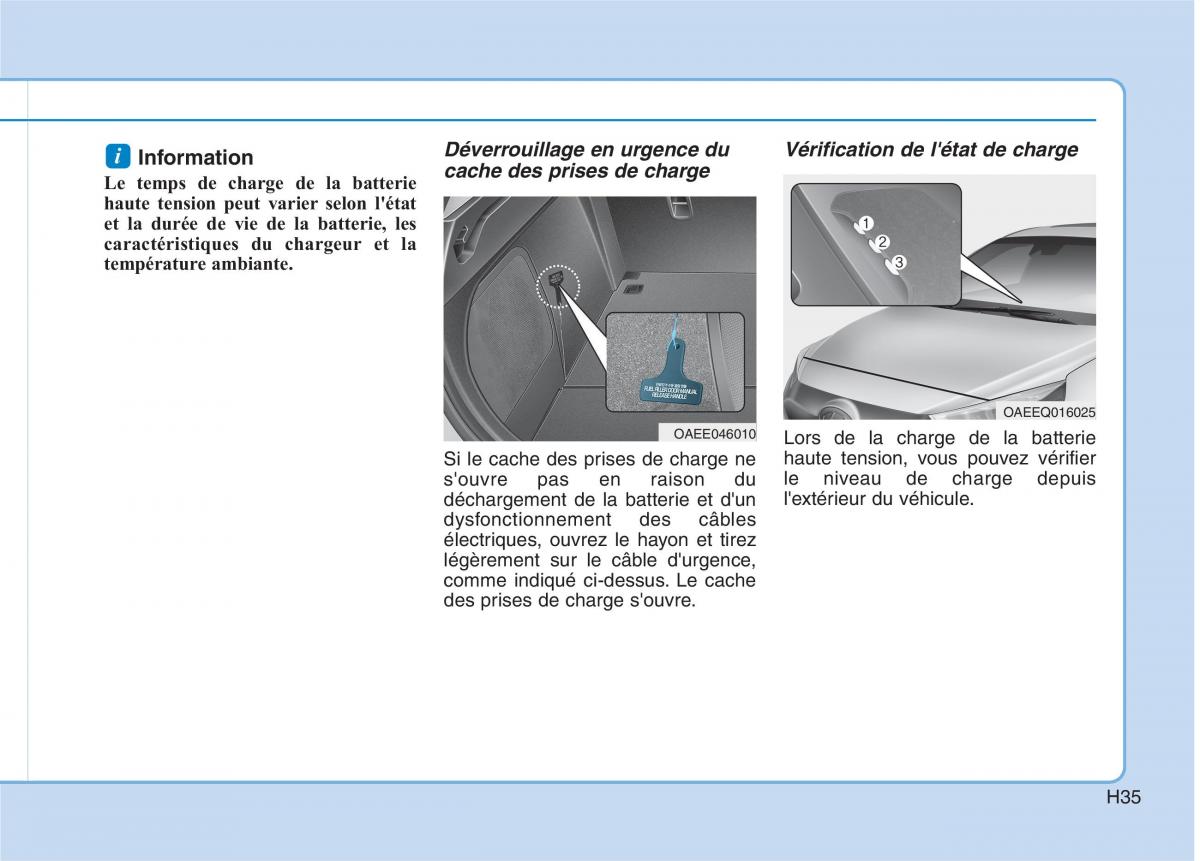 Hyundai Ioniq Electric manuel du proprietaire / page 44