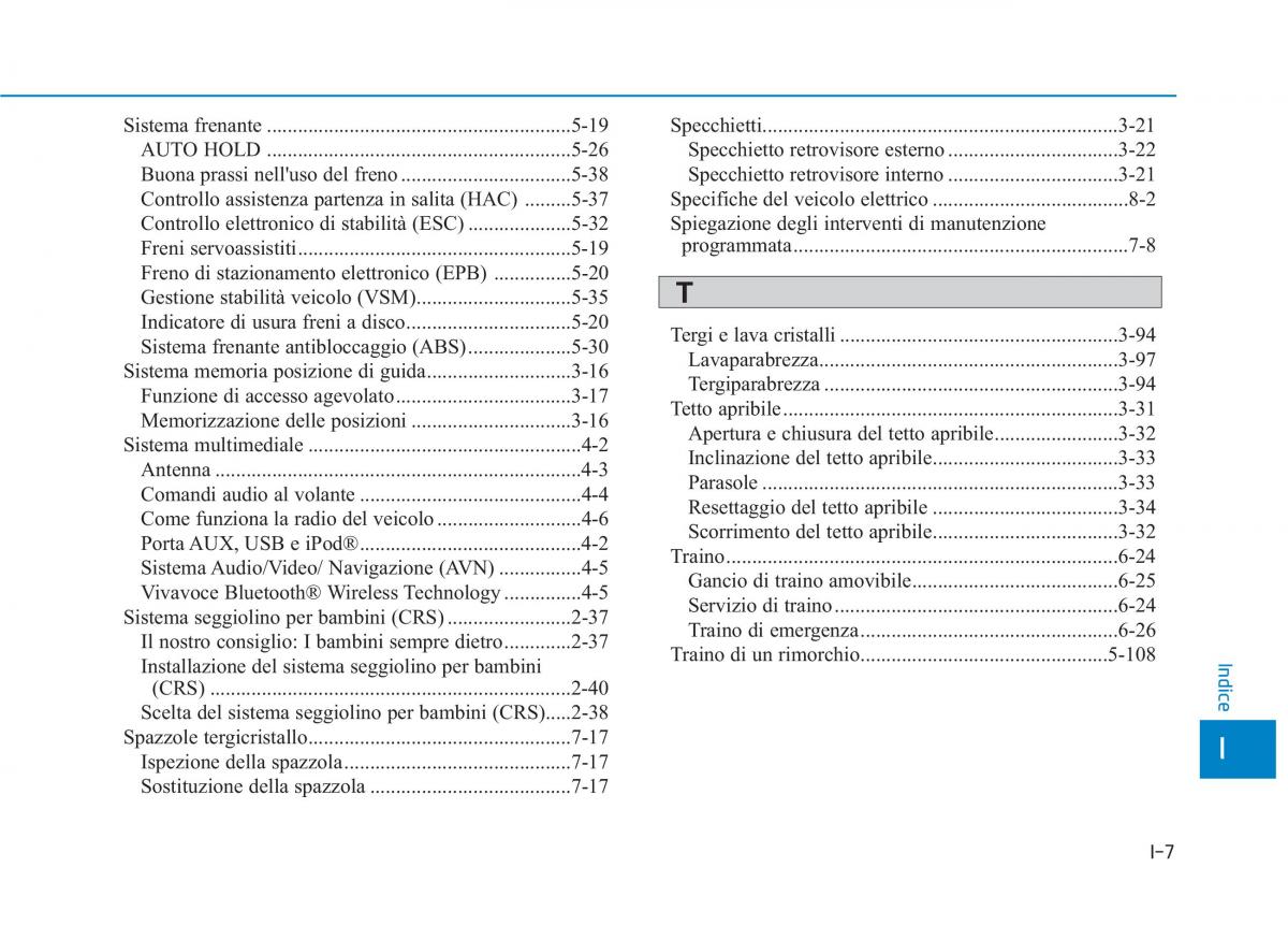 Hyundai Ioniq Electric manuale del proprietario / page 561