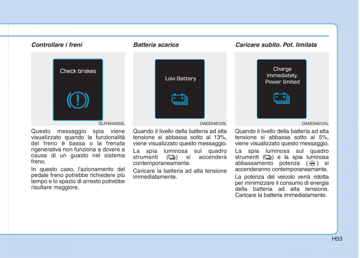 Hyundai Ioniq Electric manuale del proprietario / page 62