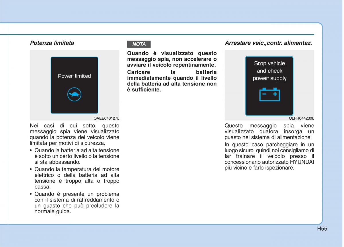 Hyundai Ioniq Electric manuale del proprietario / page 64