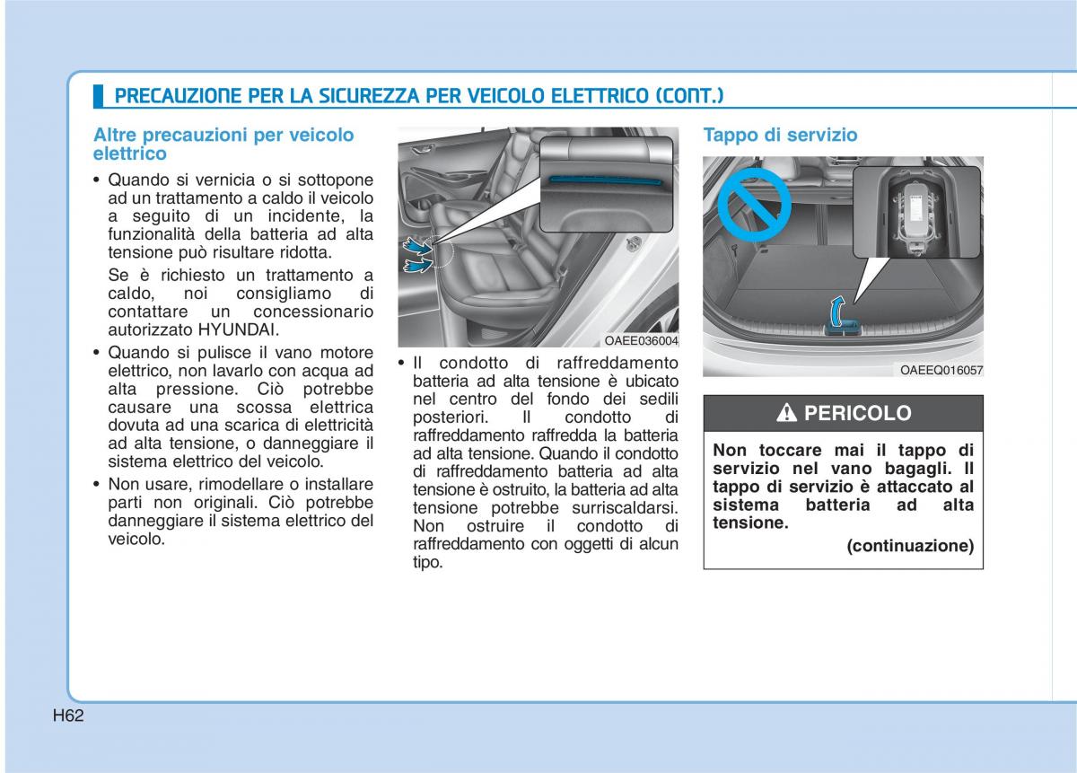 Hyundai Ioniq Electric manuale del proprietario / page 71