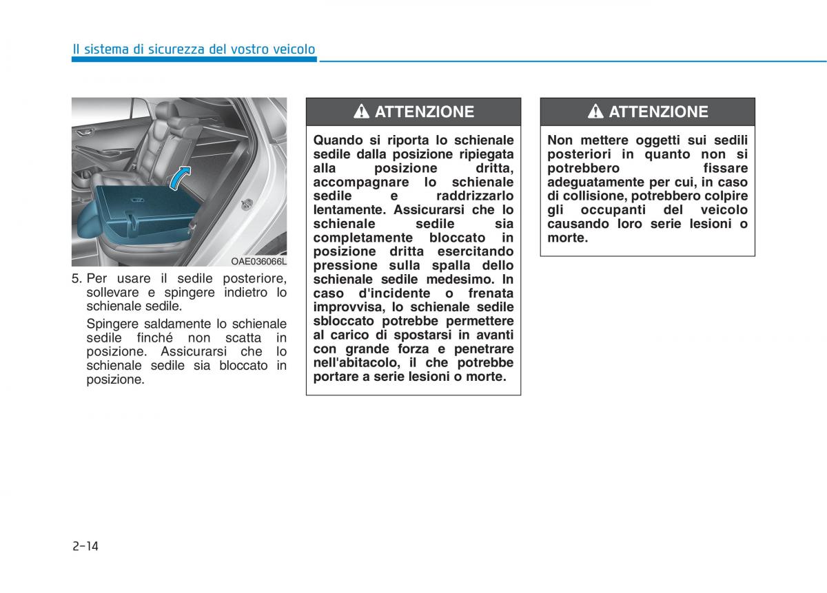 Hyundai Ioniq Electric manuale del proprietario / page 92