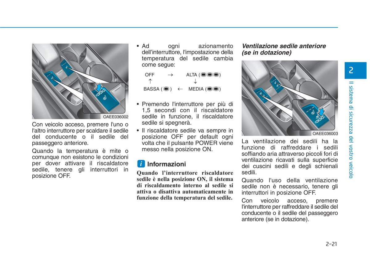 Hyundai Ioniq Electric manuale del proprietario / page 99