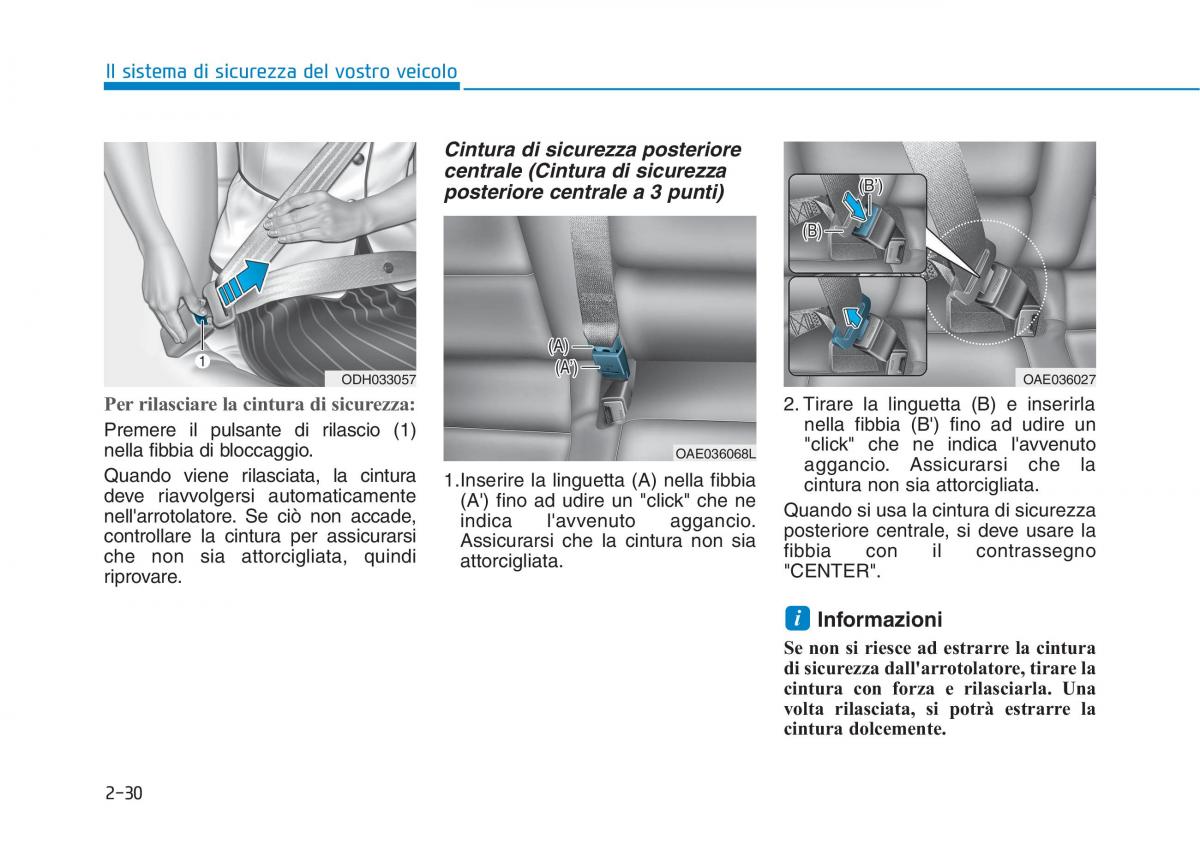 Hyundai Ioniq Electric manuale del proprietario / page 108