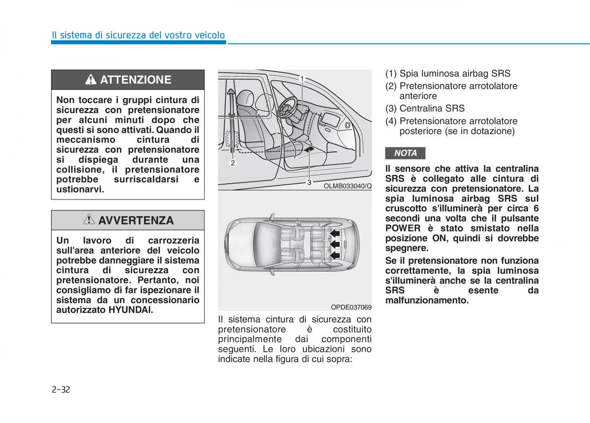 Hyundai Ioniq Electric manuale del proprietario / page 110