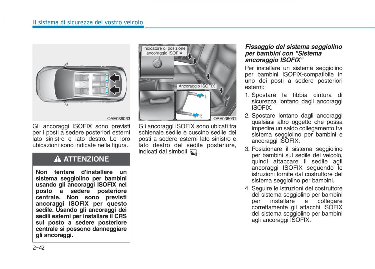 Hyundai Ioniq Electric manuale del proprietario / page 120