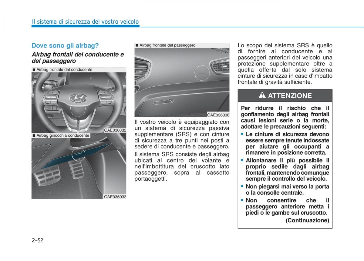 Hyundai Ioniq Electric manuale del proprietario / page 130