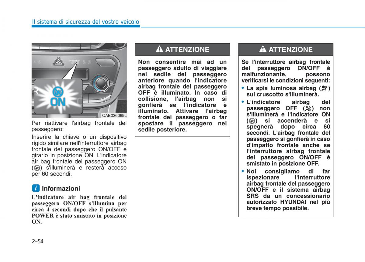 Hyundai Ioniq Electric manuale del proprietario / page 132