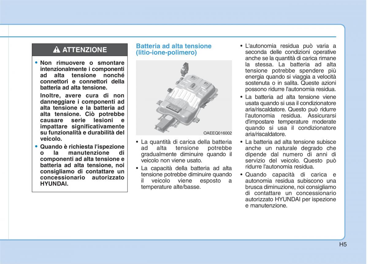 Hyundai Ioniq Electric manuale del proprietario / page 14