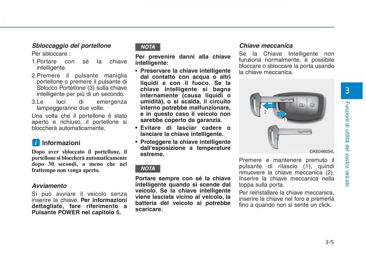 Hyundai Ioniq Electric manuale del proprietario / page 153