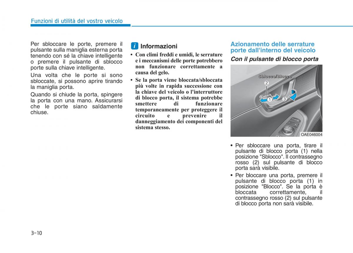 Hyundai Ioniq Electric manuale del proprietario / page 158