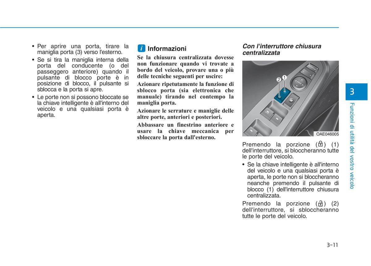 Hyundai Ioniq Electric manuale del proprietario / page 159