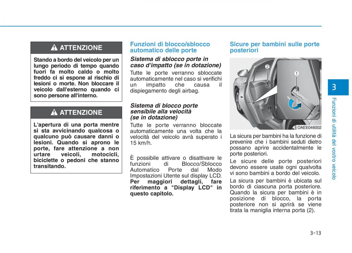 Hyundai Ioniq Electric manuale del proprietario / page 161