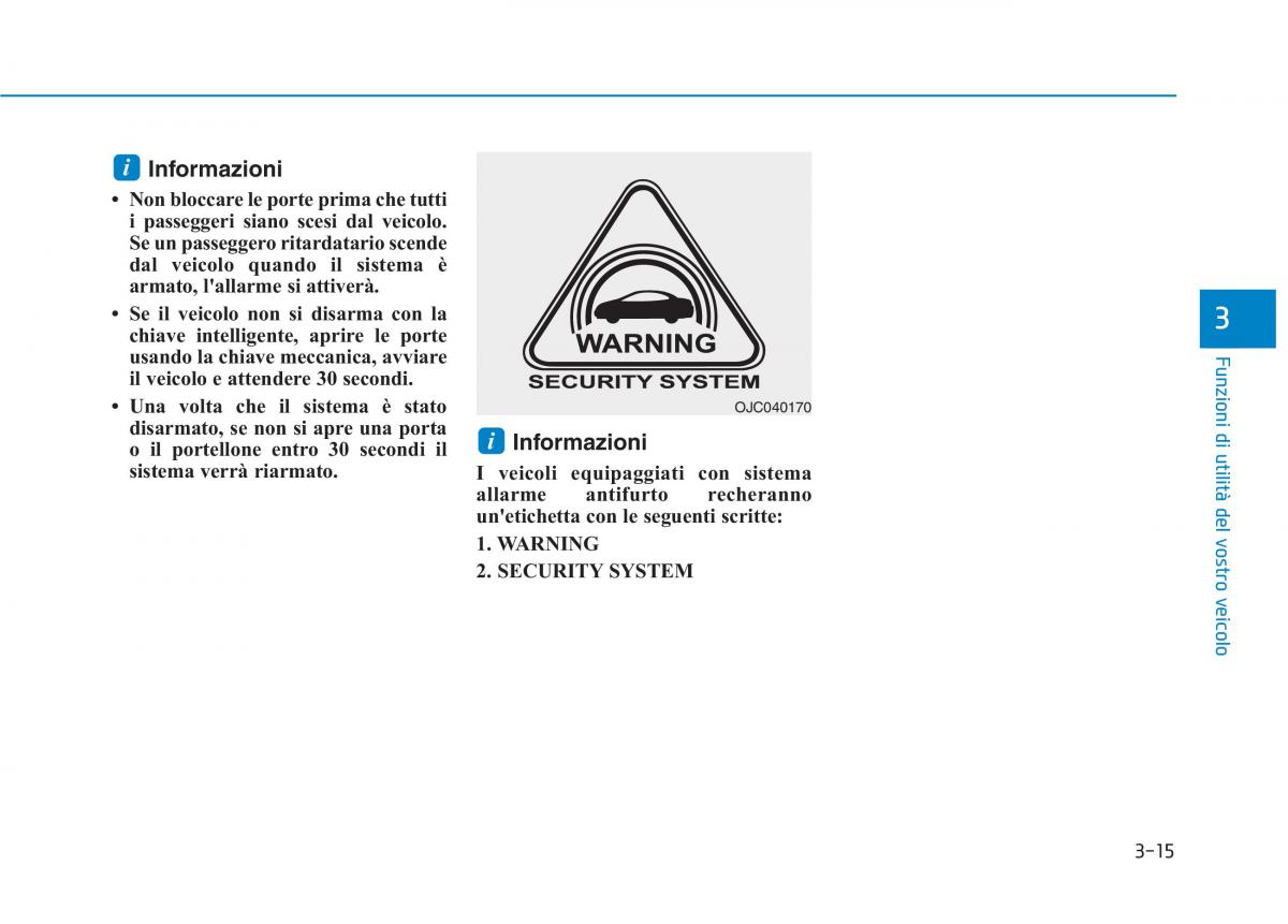 Hyundai Ioniq Electric manuale del proprietario / page 163