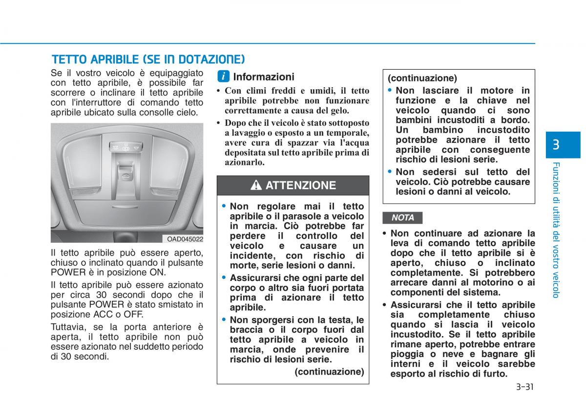 Hyundai Ioniq Electric manuale del proprietario / page 179