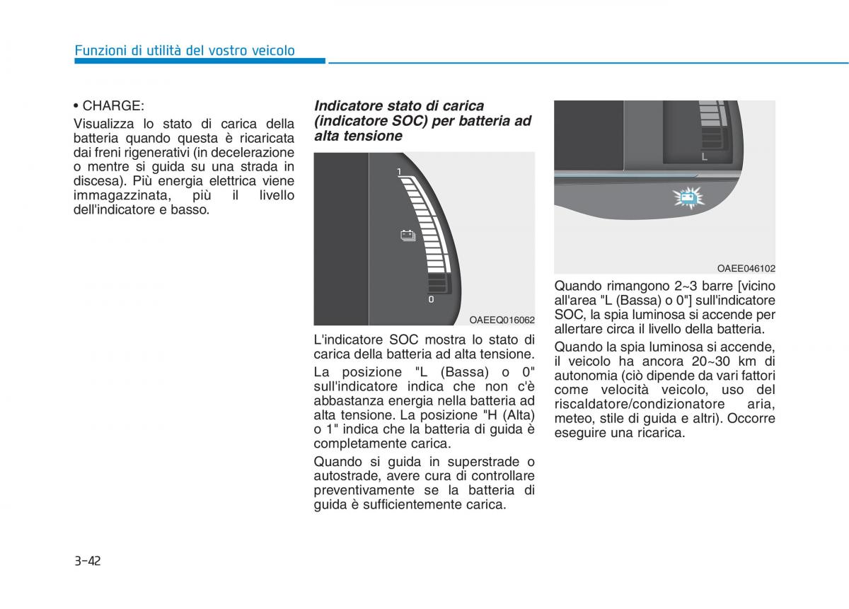 Hyundai Ioniq Electric manuale del proprietario / page 190