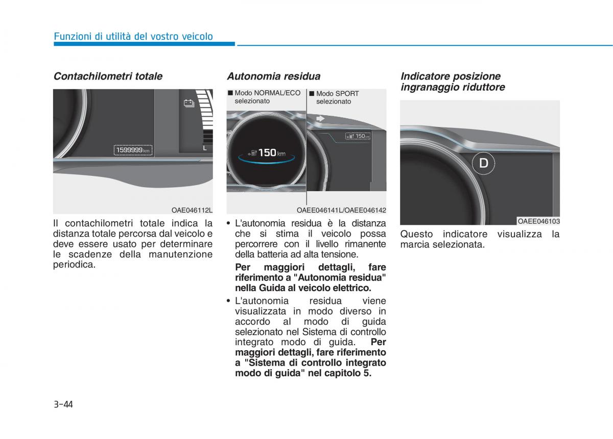 Hyundai Ioniq Electric manuale del proprietario / page 192