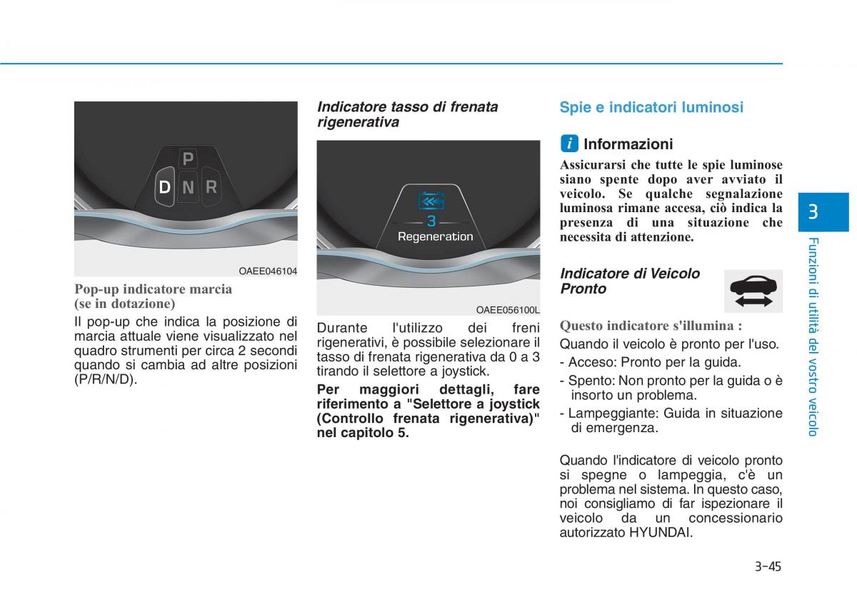 Hyundai Ioniq Electric manuale del proprietario / page 193