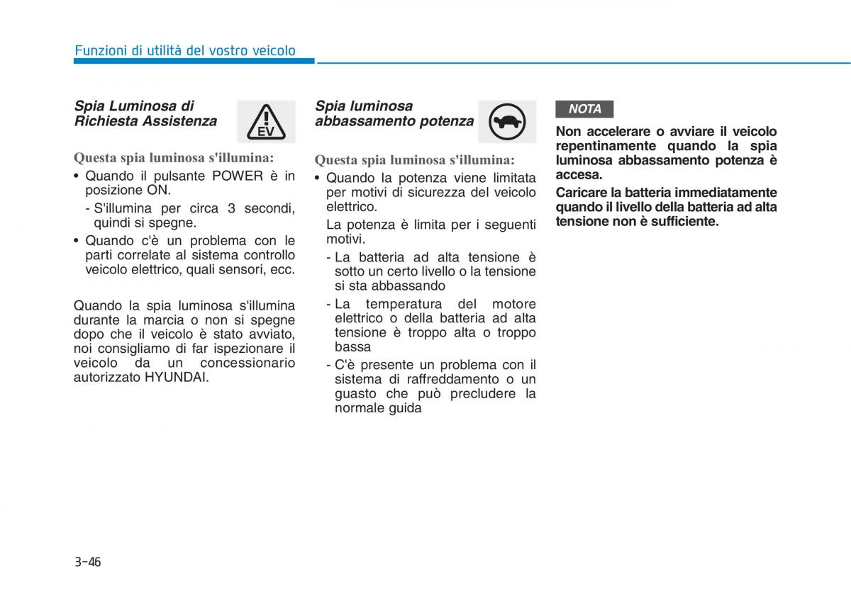 Hyundai Ioniq Electric manuale del proprietario / page 194