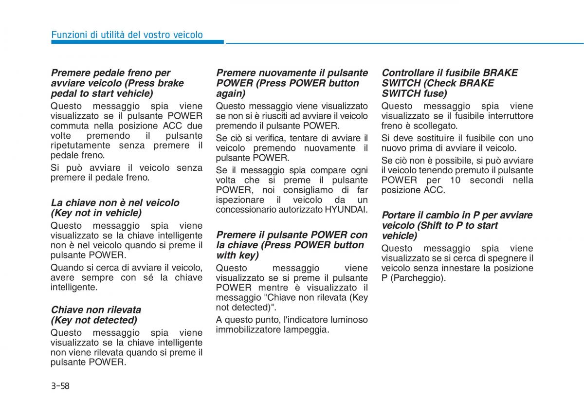 Hyundai Ioniq Electric manuale del proprietario / page 206