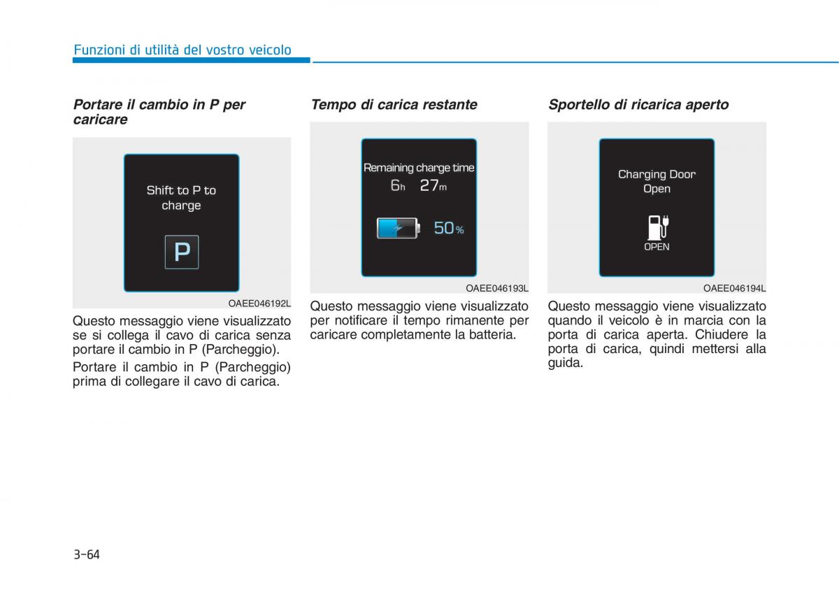 Hyundai Ioniq Electric manuale del proprietario / page 212