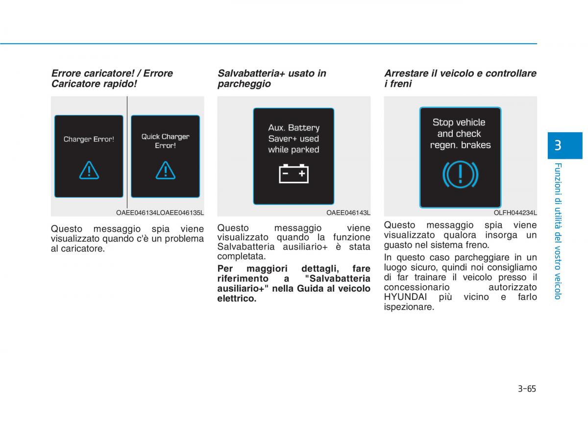 Hyundai Ioniq Electric manuale del proprietario / page 213