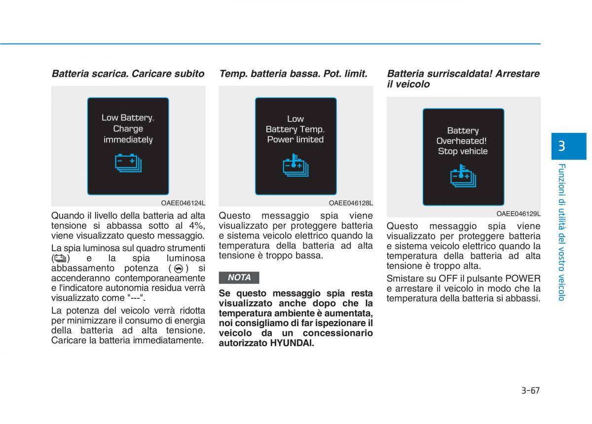 Hyundai Ioniq Electric manuale del proprietario / page 215