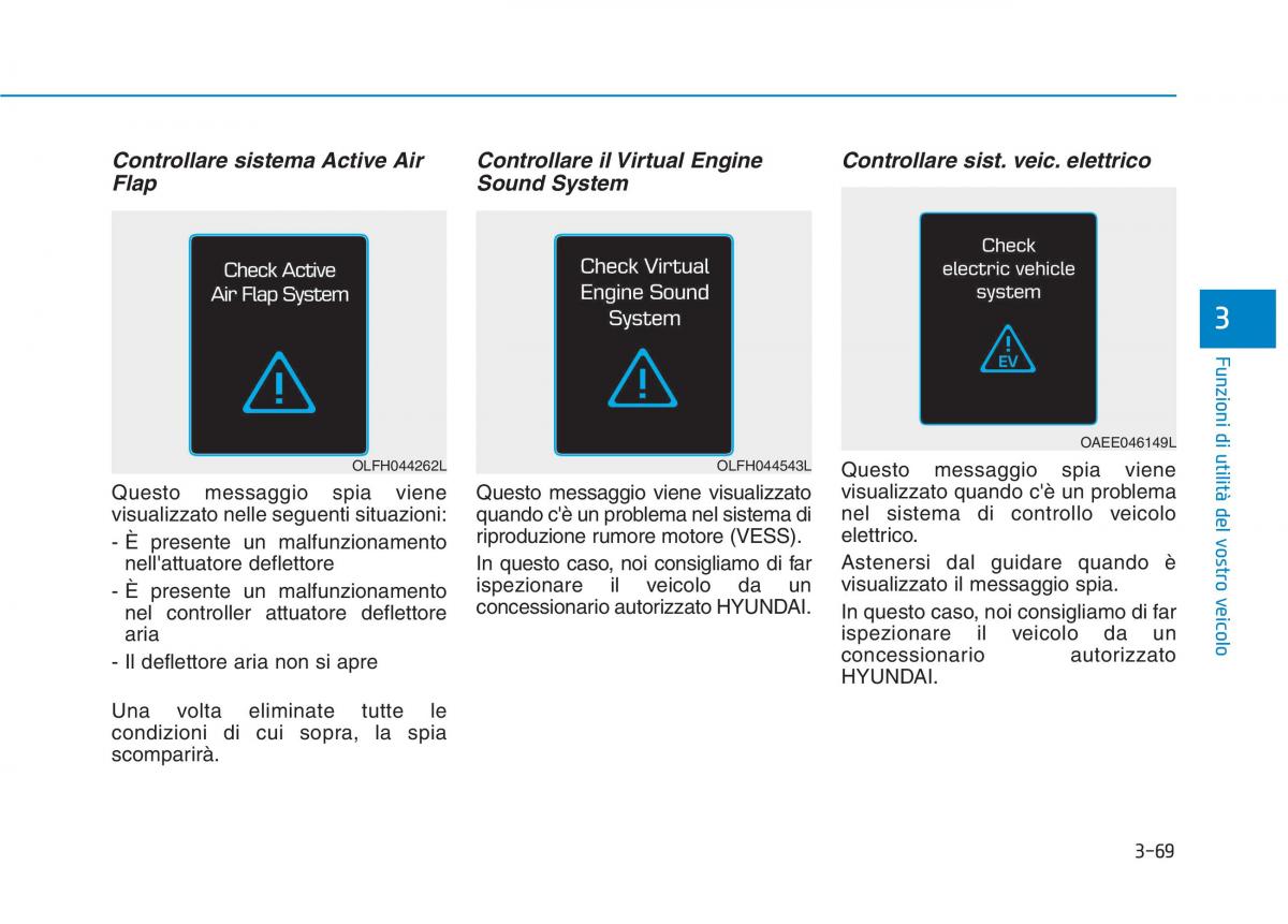 Hyundai Ioniq Electric manuale del proprietario / page 217