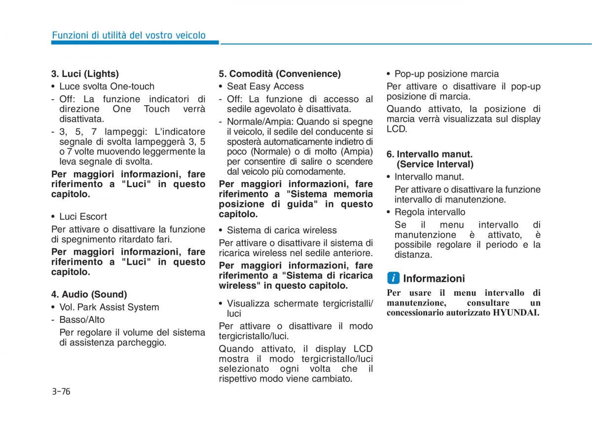 Hyundai Ioniq Electric manuale del proprietario / page 224