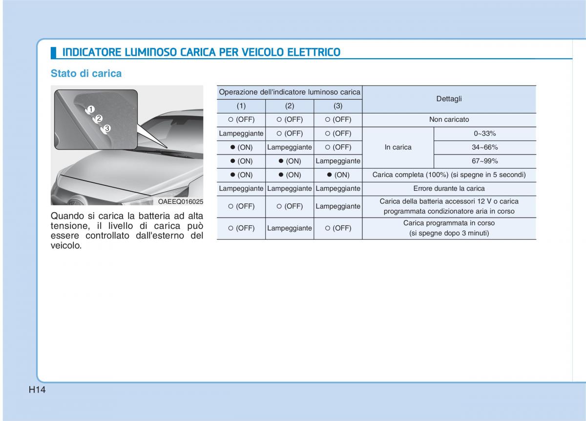 Hyundai Ioniq Electric manuale del proprietario / page 23