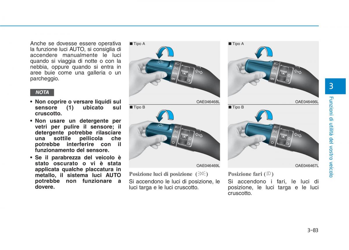 Hyundai Ioniq Electric manuale del proprietario / page 231