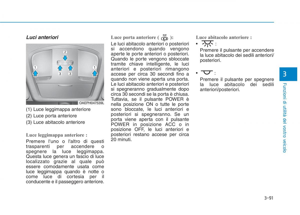 Hyundai Ioniq Electric manuale del proprietario / page 239