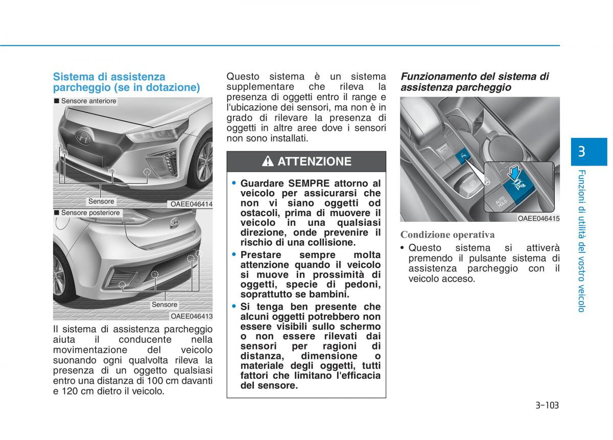 Hyundai Ioniq Electric manuale del proprietario / page 251