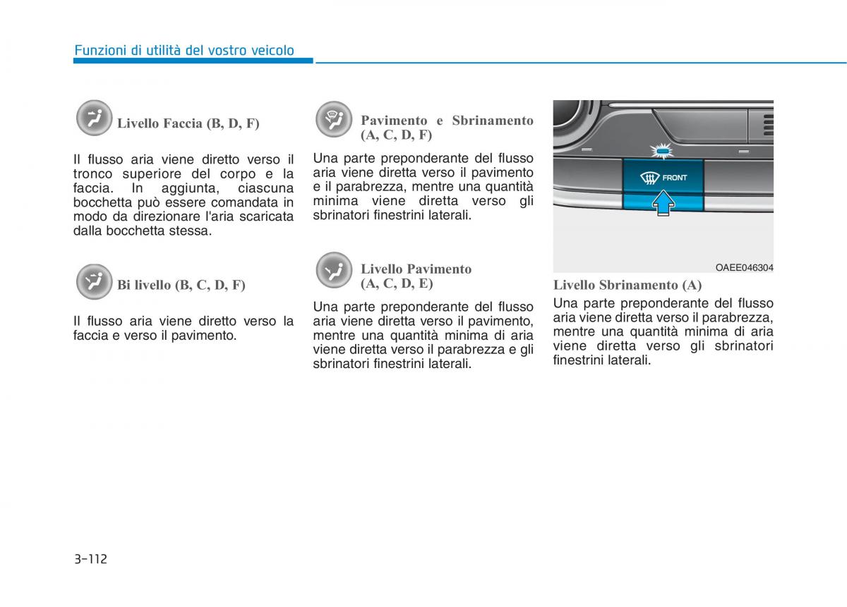 Hyundai Ioniq Electric manuale del proprietario / page 260