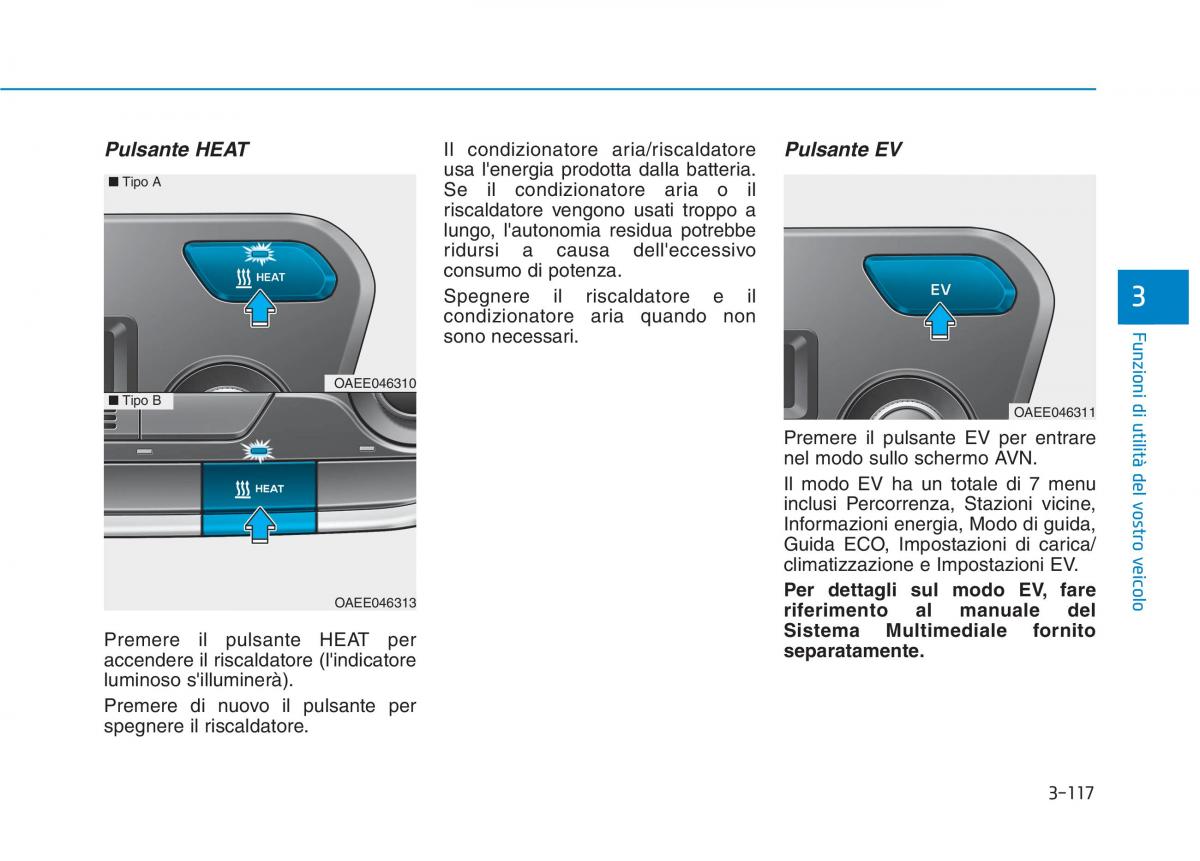 Hyundai Ioniq Electric manuale del proprietario / page 265