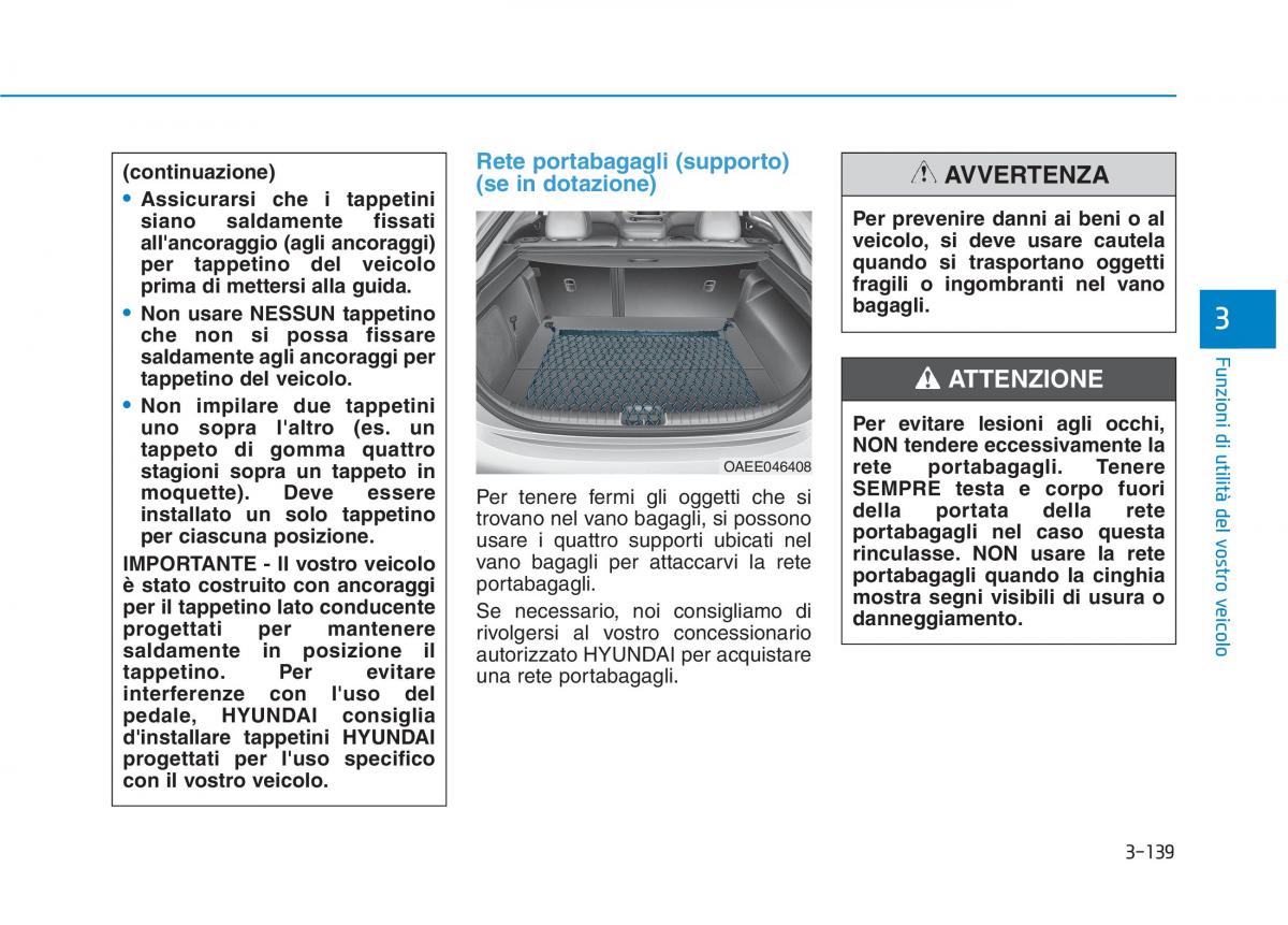 Hyundai Ioniq Electric manuale del proprietario / page 287