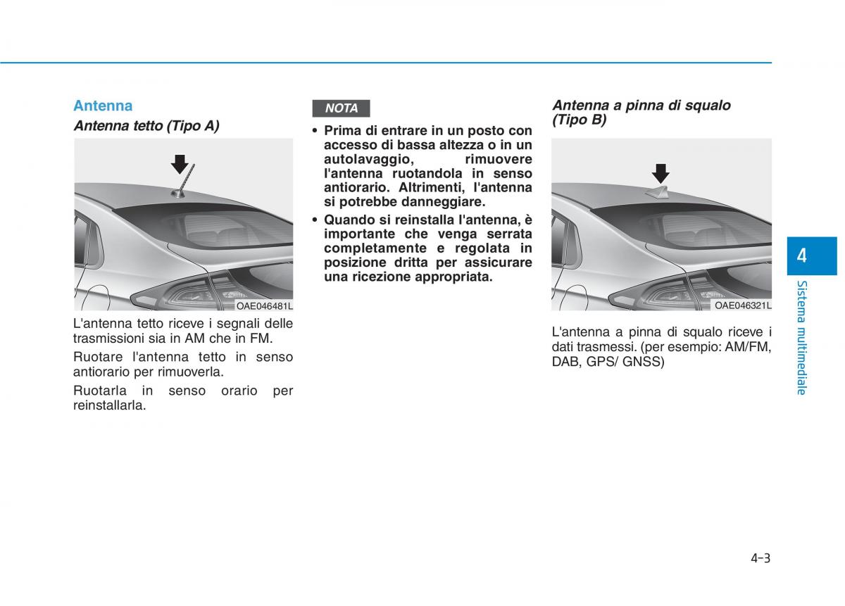 Hyundai Ioniq Electric manuale del proprietario / page 292