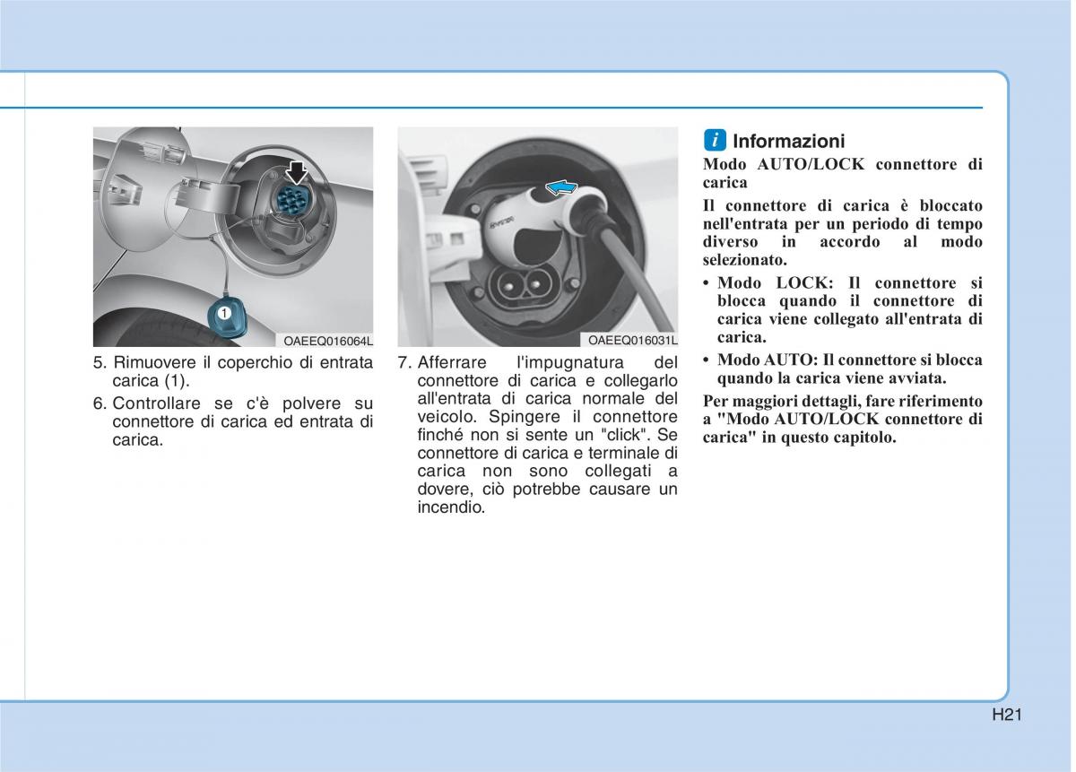 Hyundai Ioniq Electric manuale del proprietario / page 30