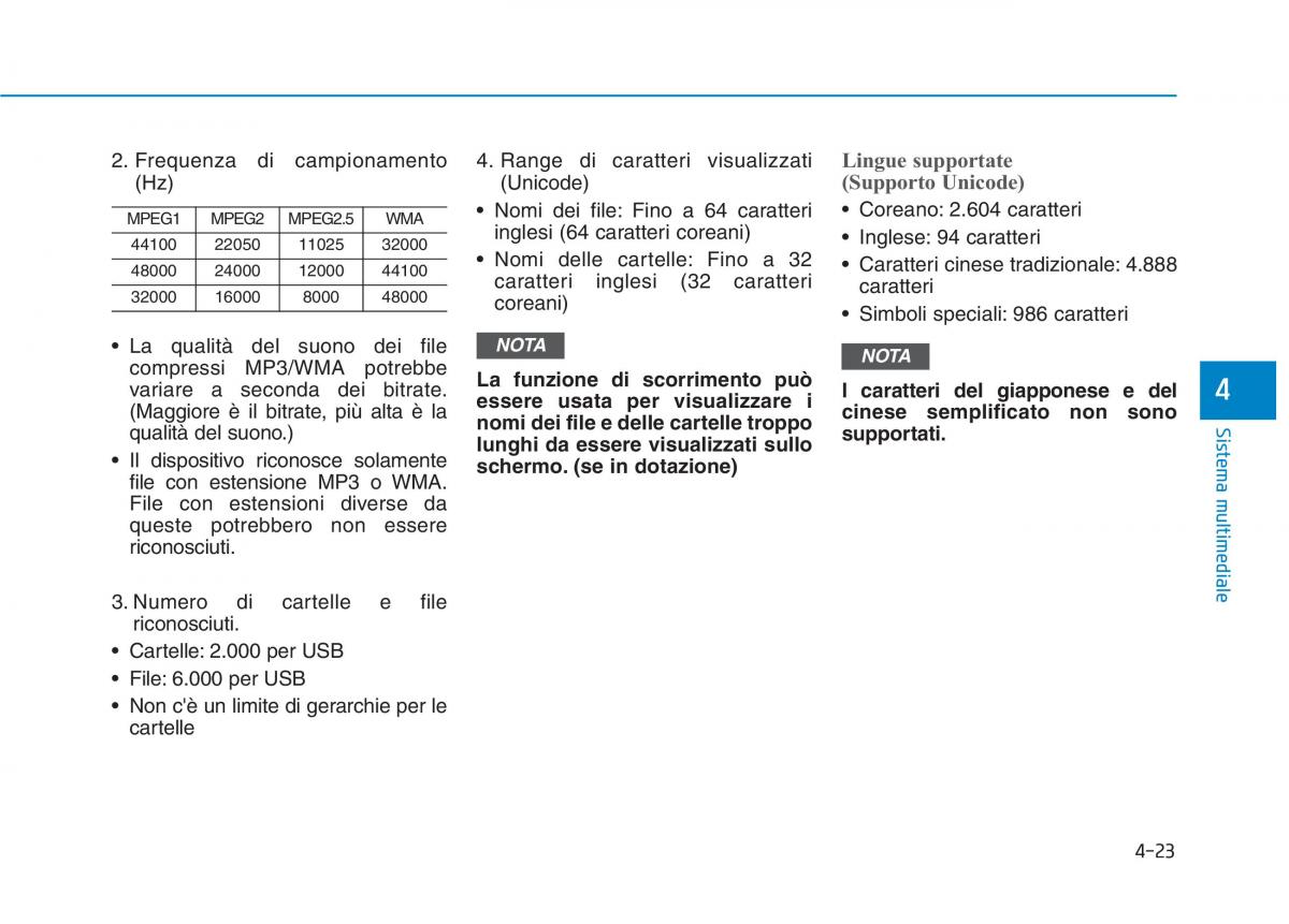 Hyundai Ioniq Electric manuale del proprietario / page 312