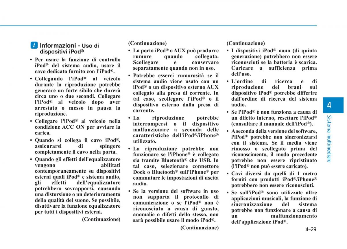 Hyundai Ioniq Electric manuale del proprietario / page 318